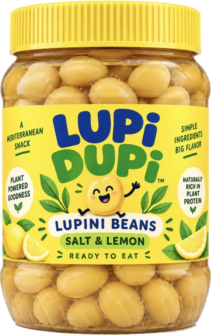 Lupi Dupi lupini bean jar